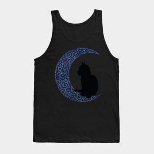 Moon and Cat Tank Top